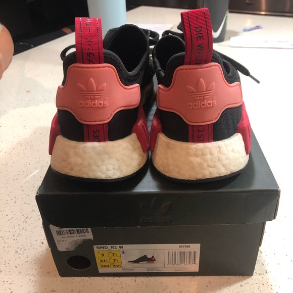 Adidas Original NMD black red and pink